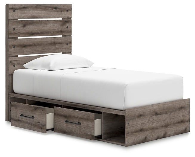 Graystorm  Panel Bed With Storage