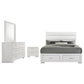 Felicity 4-piece Queen Platform Bedroom Set White