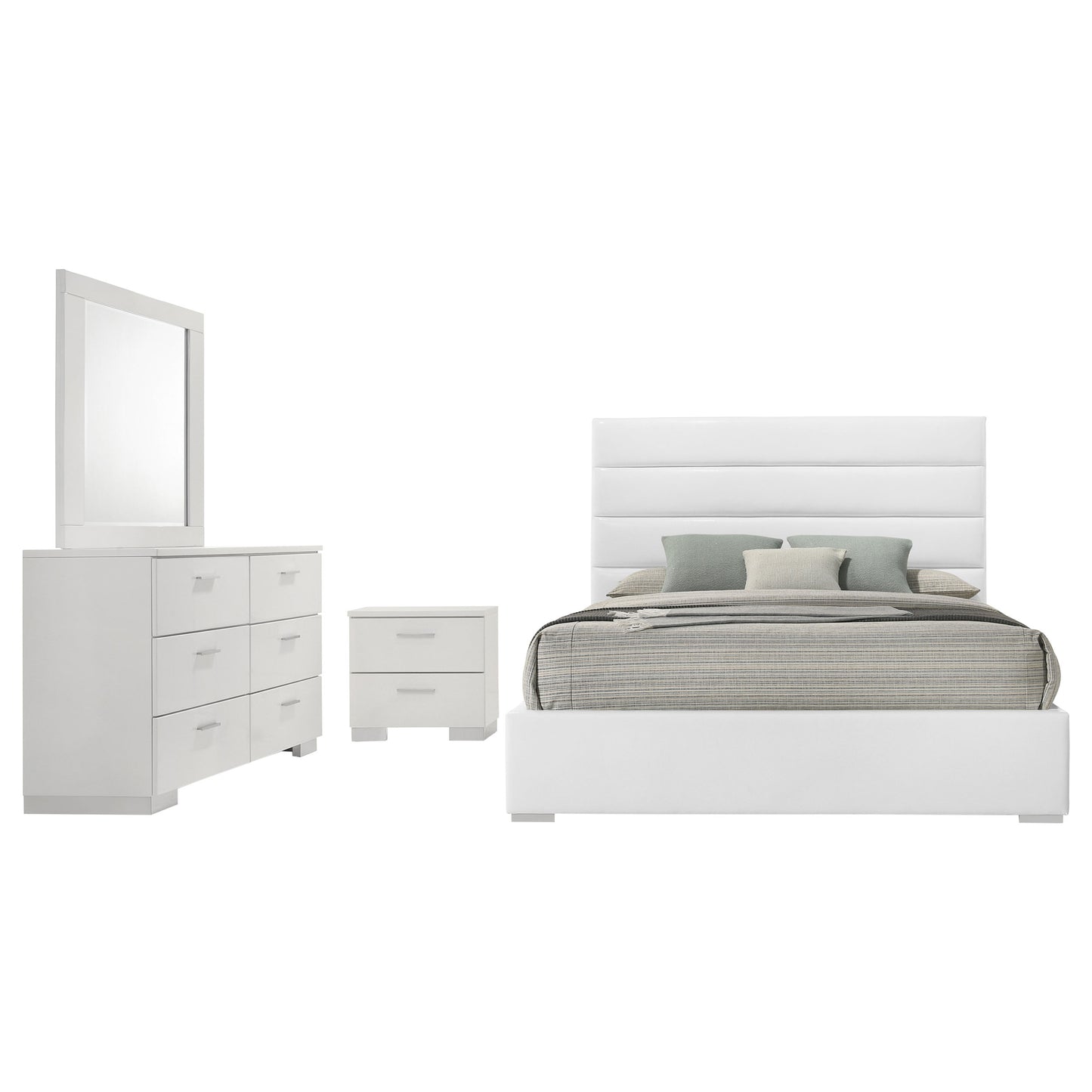 QUEEN BED 4 PC SET