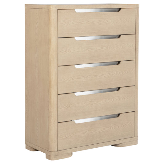 Ladera 5-drawer Bedroom Chest of Drawers Light Elm