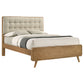 Robyn Wood Queen Platform Bed Light Ash