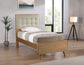 Robyn Wood Twin Platform Bed Light Ash