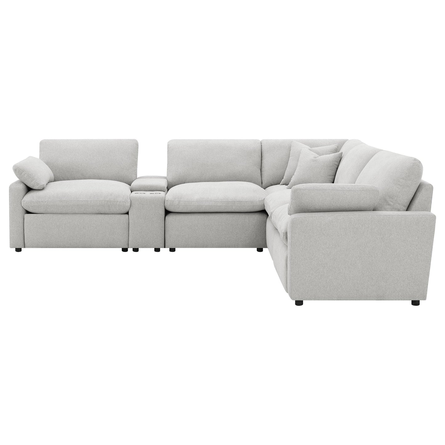 Collins 6-piece Modular Power Reclining Sectional Grey