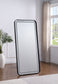 Glendora LED Standing Mirror with Bluetooth Speaker Black