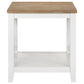 Hollis 3-piece Square Coffee and End Table Set White