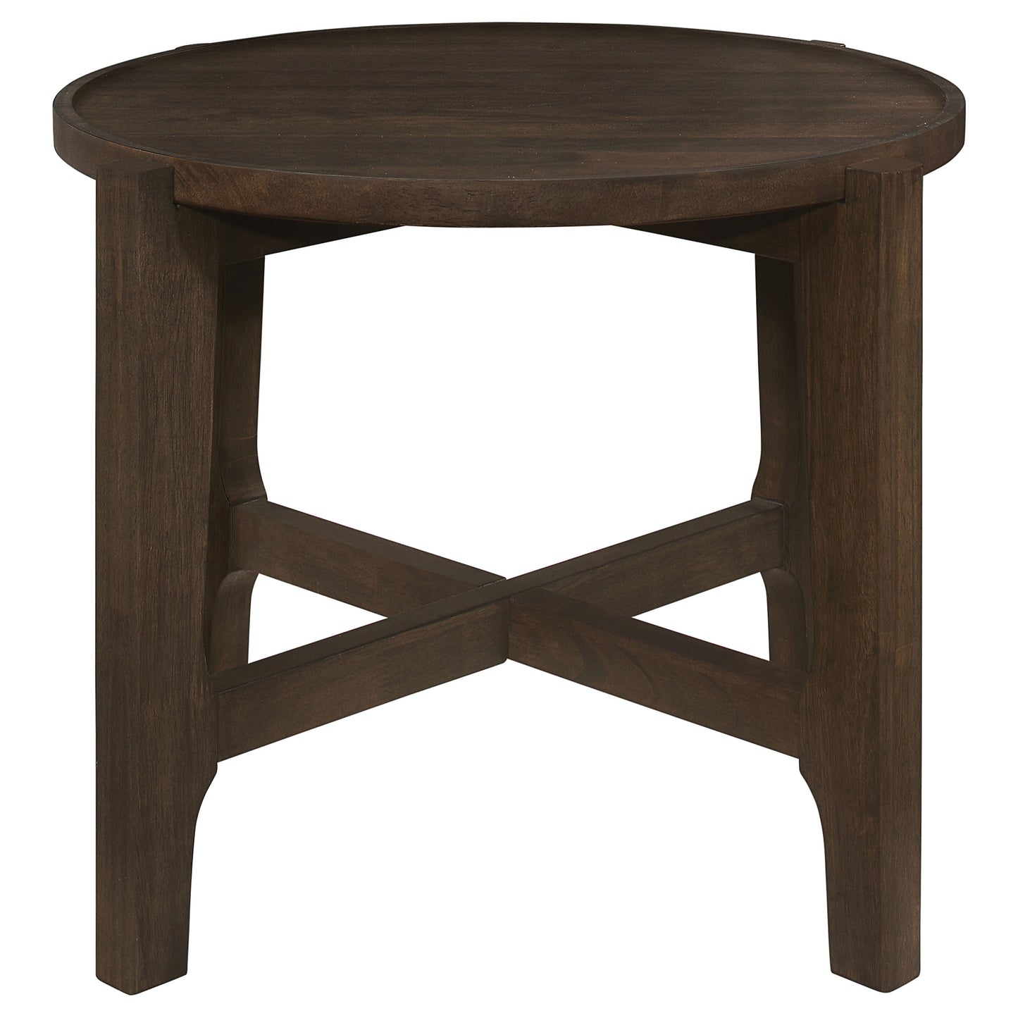 Cota 3-piece Solid Wood Coffee and End Table Set Dark Brown