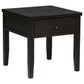 Concord 2-piece Coffee and End Table Set Distressed Java