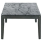 Mozzi 3-piece Coffee and End Table Set Grey Faux Marble