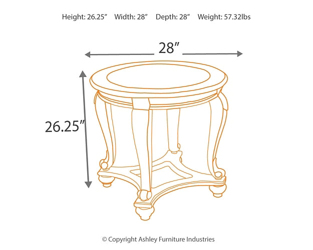 Norcastle Coffee Table with 1 End Table