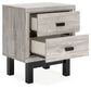 Vessalli King Panel Headboard with Mirrored Dresser, Chest and 2 Nightstands