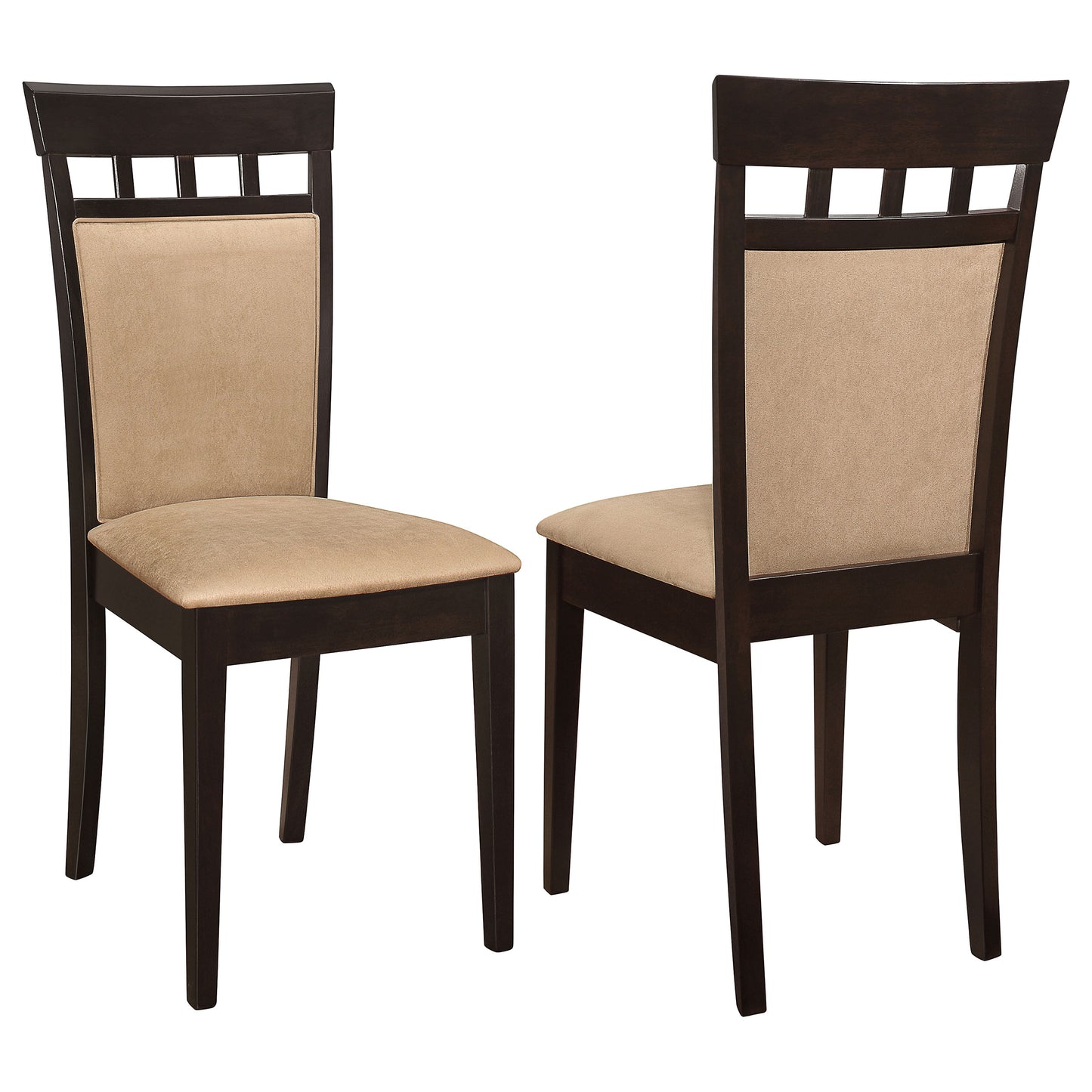 Gabriel Closed Back Dining Side Chair Cappuccino (Set of 2)