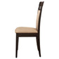 Gabriel Closed Back Dining Side Chair Cappuccino (Set of 2)