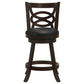 Calecita Wood Swivel Counter Stool Cappuccino (Set of 2)