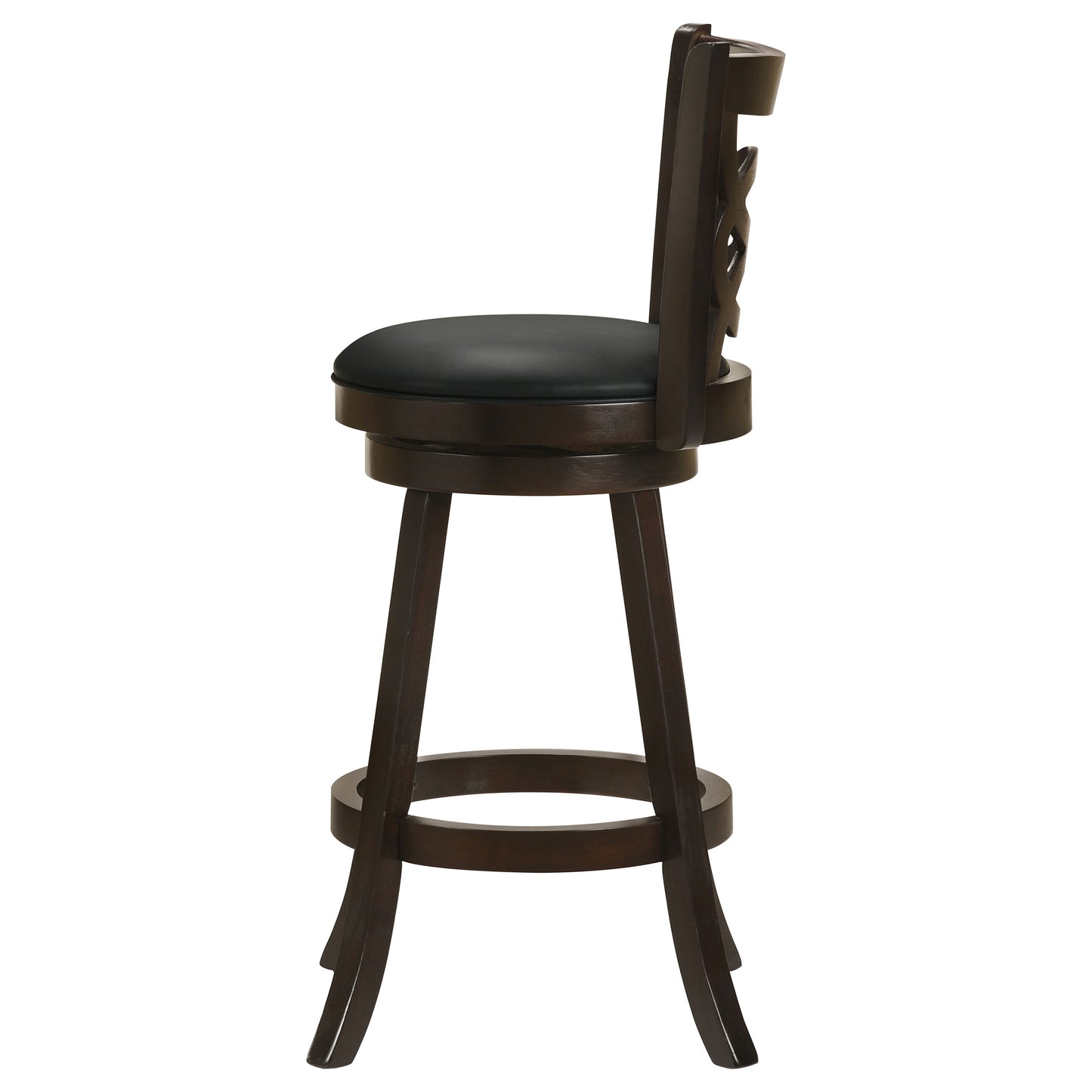 Calecita Wood Swivel Bar Stool Cappuccino (Set of 2)