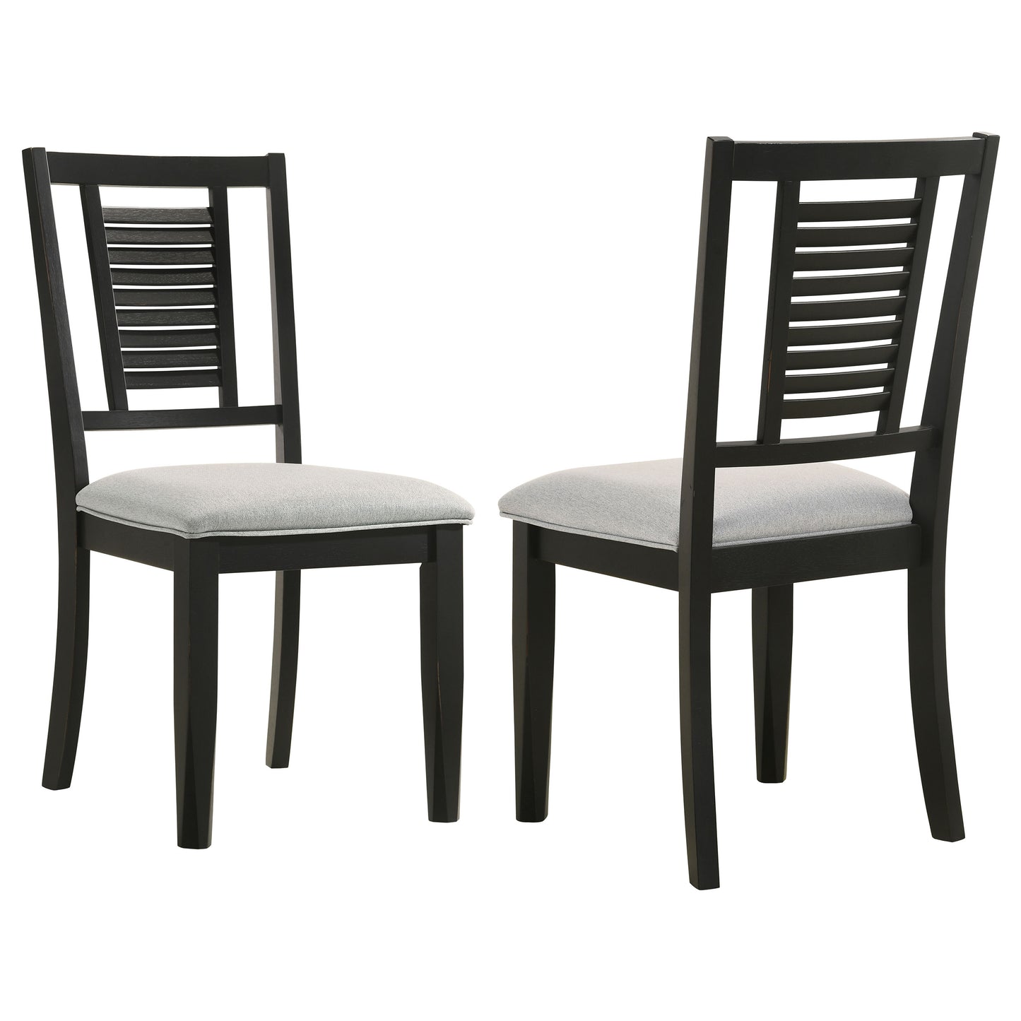 Appleton Wood Dining Side Chair Washed Black (Set of 2)