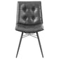 Aiken Upholstered Dining Side Chair Charcoal (Set of 4)