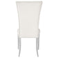 Kerwin Velvet Upholstered Dining Side Chair White (Set of 2)