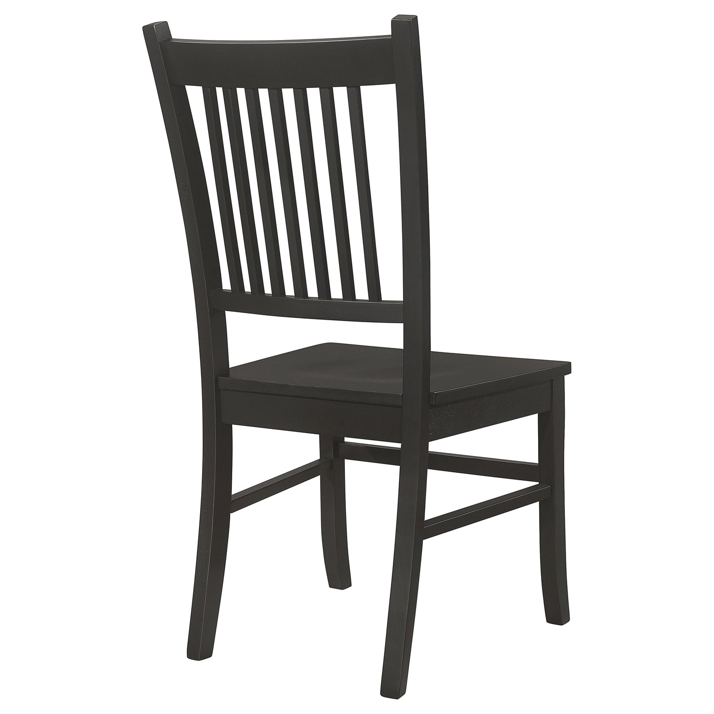 Marbrisa Wood Dining Side Chair Matte Black (Set of 2)