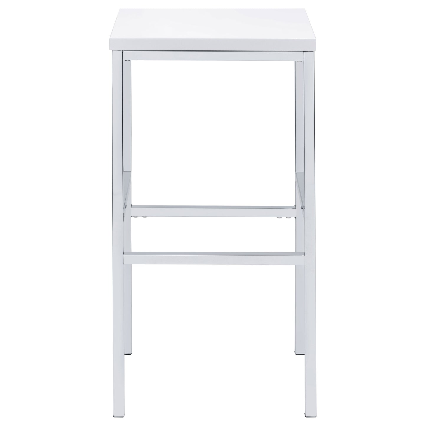 Natividad 5-piece Pub Height Bar Table Set White High Gloss