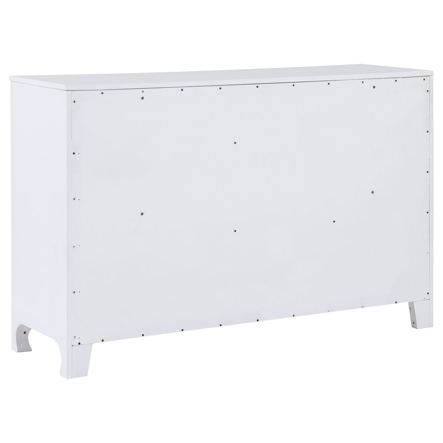 Anastasia 6-drawer Dresser Pearl White