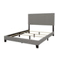 Boyd Upholstered Queen Panel Bed Grey