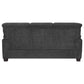 Clementine 3-piece Upholstered Padded Arm Sofa Set Grey