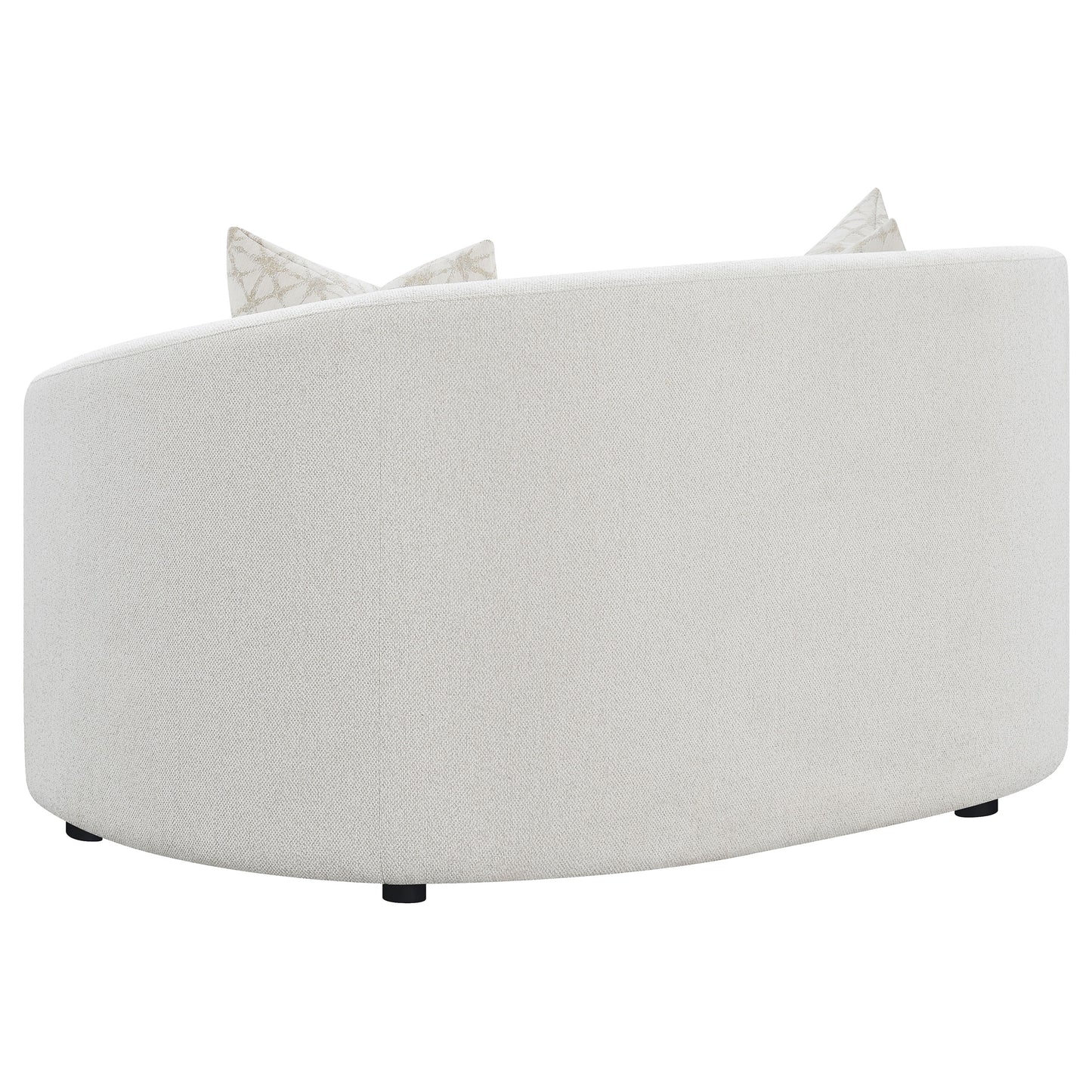 Rainn Boucle Upholstered Sloped Arm Loveseat Latte