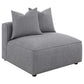 Jennifer 6-piece Upholstered Modular Sectional Grey