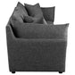 Sasha 3-Piece Upholstered Sofa Barely Black