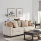 Christine Upholstered Sloped Arm Sofa Beige