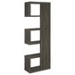 Joey 71-inch 5-shelf Bookshelf Weathered Grey