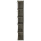 Harrison 71-inch 5-shelf Bookshelf Weathered Grey