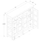 Sable 4-door Wood Accent Storage Display Cabinet Off White